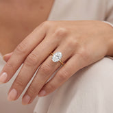 Oval Diamond Solitaire Engagement Ring