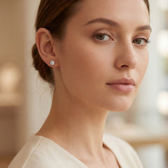 Round Diamond Celestial Cluster Earrings - 1.00ct