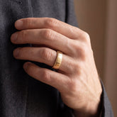 Men's Milgrain Wedding Ring
