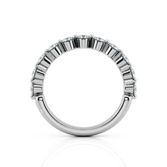 Floating Diamond Wedding Ring