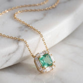 Paraiba Tourmaline and Diamond Necklace