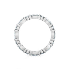 Marquise & Round Diamond Wedding Ring