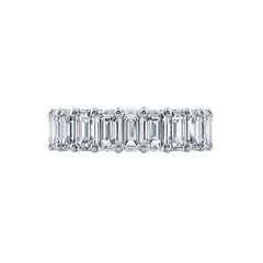 Emerald Cut Diamond Eternity Ring