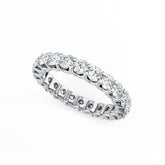 Diamond U Set Eternity Ring