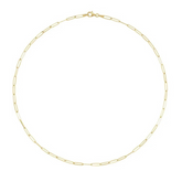 Gold Paperclip Necklace