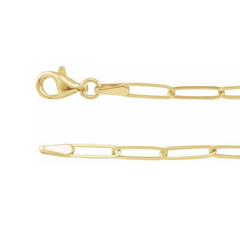 Gold Paperclip Necklace