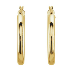 Classic Gold Hoop Earrings