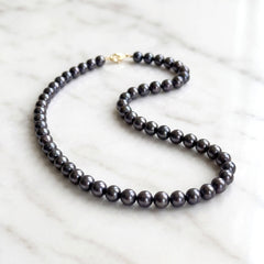 Purple Freshwater Pearl Necklace