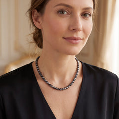 Purple Freshwater Pearl Necklace