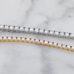 18k Gold Lab Grown Diamond Tennis Bracelet