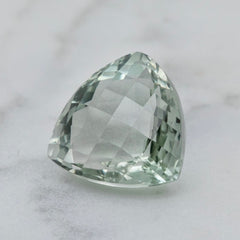 Loose Trilliant Cut Green Quartz Gemstone - 19.40ct