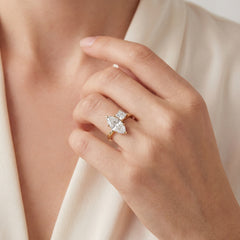 Marquise & Princess Cut Diamond Engagment Ring