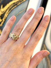 18k Yellow Gold Dress Ring