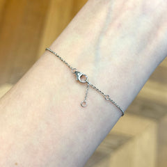 Mixed Shape Bezel Set Diamond Bracelet