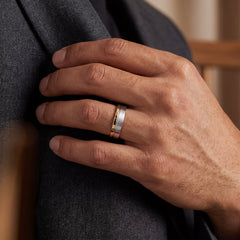 Men's Contrast Wedding Ring