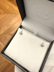 Lab Grown Diamond Bezel Stud Earrings