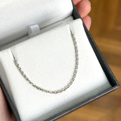 950 Platinum Men's Cable Chain