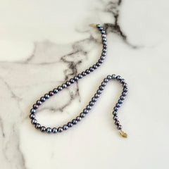 Purple Freshwater Pearl Necklace