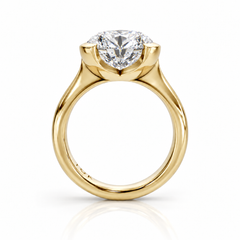 East West Oval Cut Lab Diamond Pinky Ring