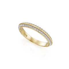Knife Edge Lab Grown Diamond Wedding Band