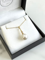 Australian South Sea Pearl & Pink Diamond Pendant