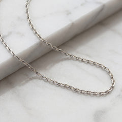 950 Platinum Men's Cable Chain
